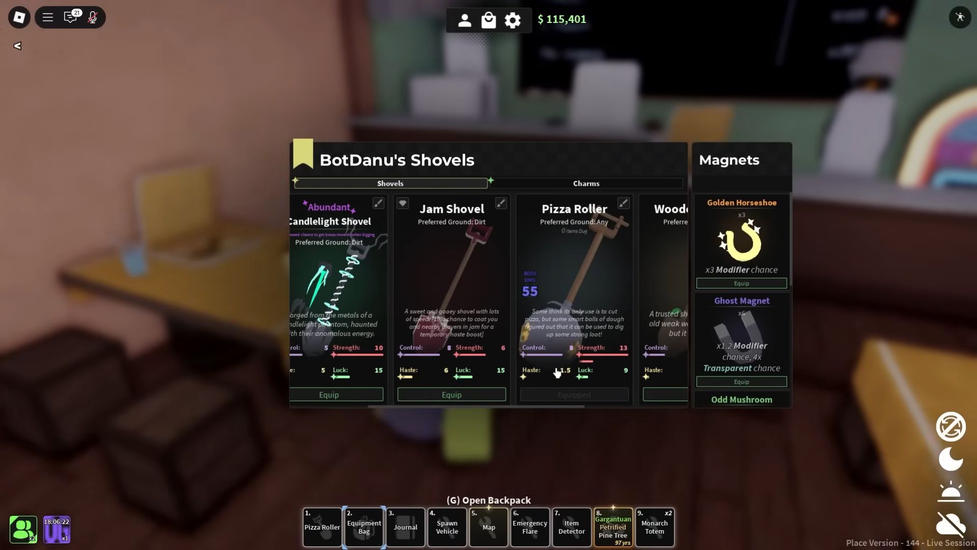 Pizza Roller - Pizza Shovel (Image via Roblox)