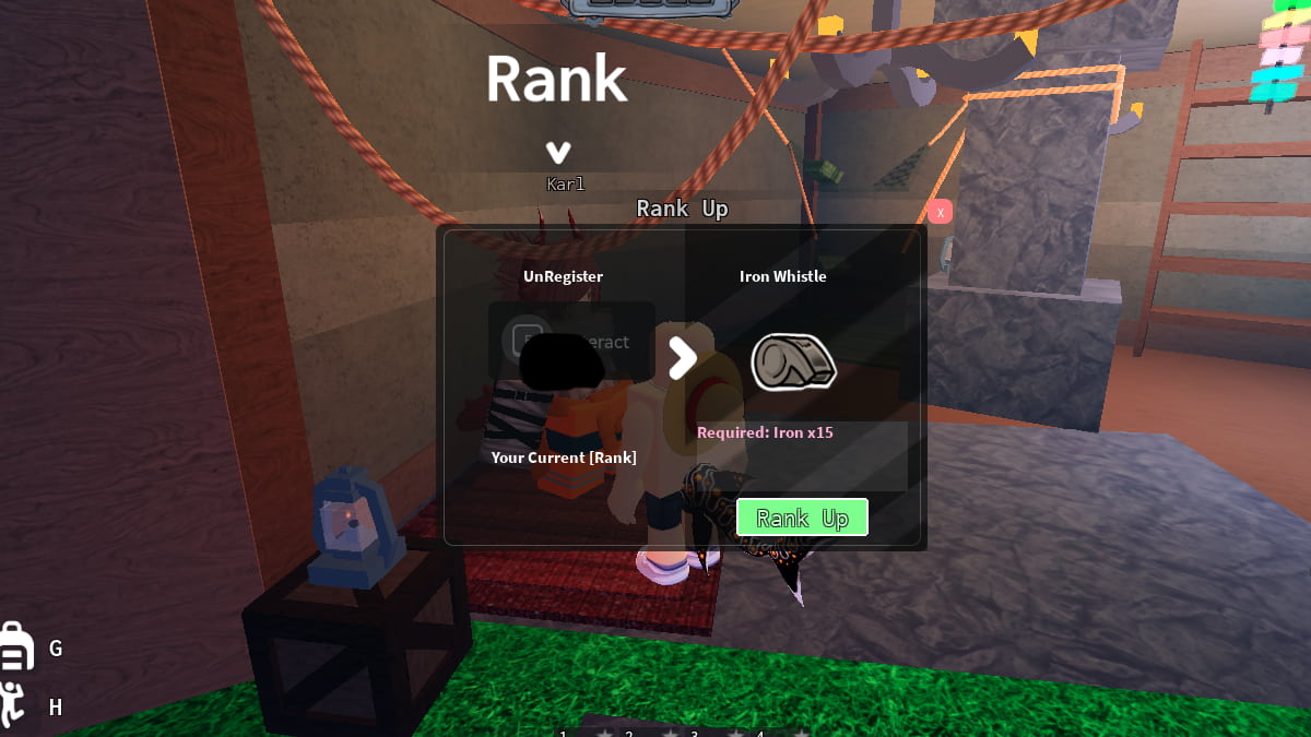 Rank Whistles in Abyss Miner