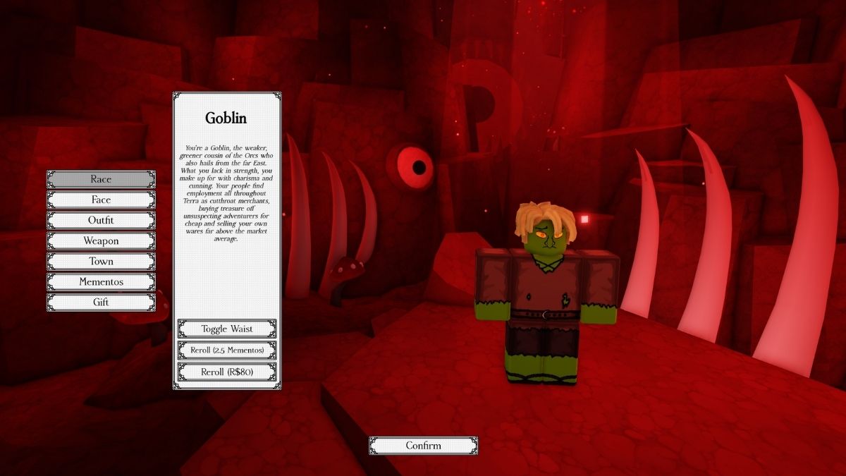 Race Reroll in RogueBlox
