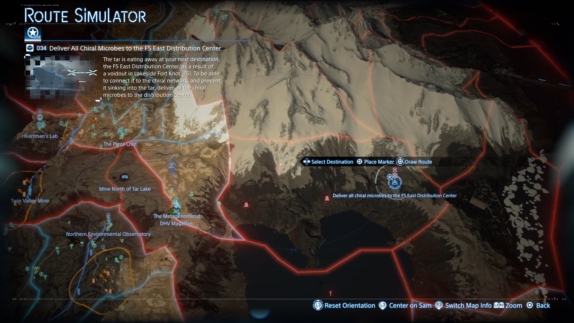Deliver All Chiral Microbes to the F5 East Distribution Centre (Main Order 34)
