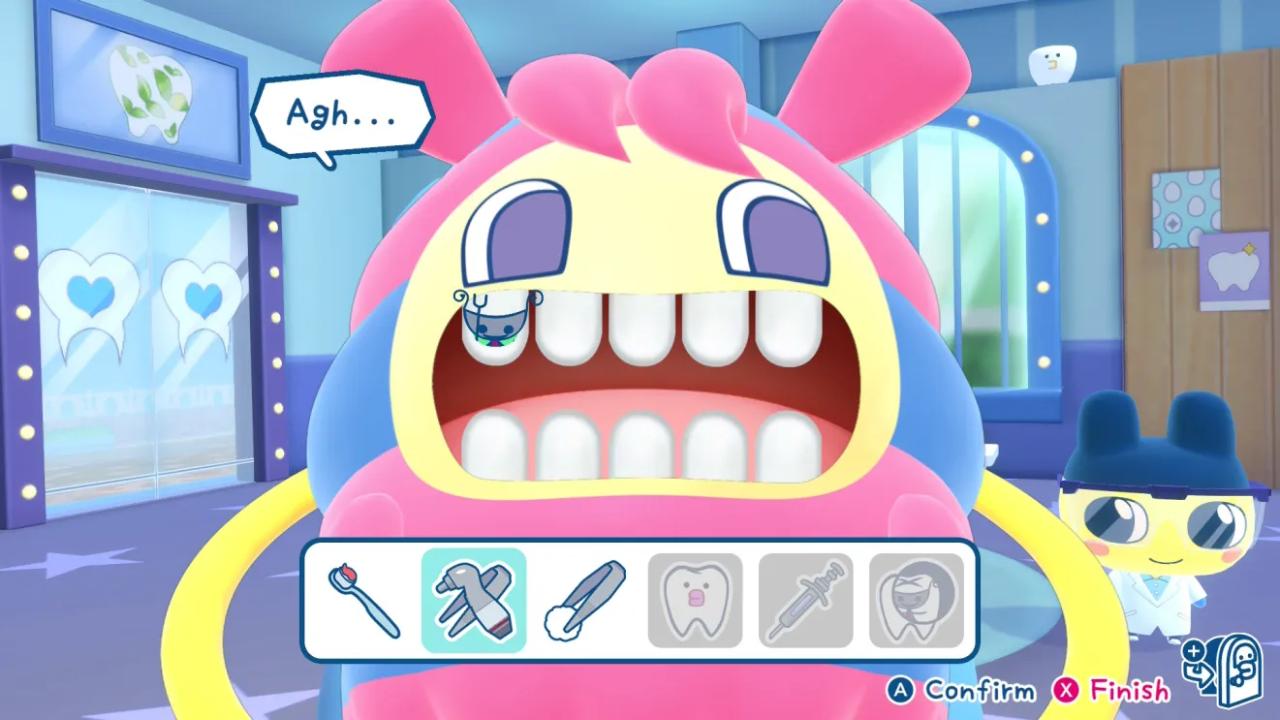 Tamagotchi Plaza, All Shops, Minigames, Tamahiko Town, The Dentist