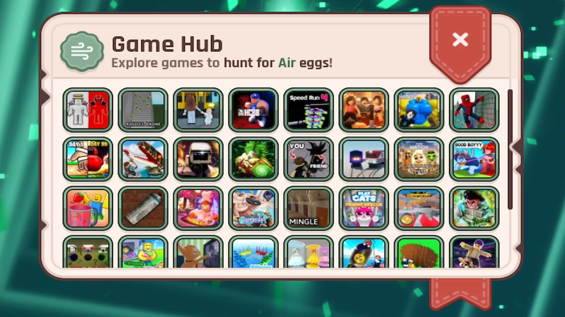 Sky Realm egg distribution map