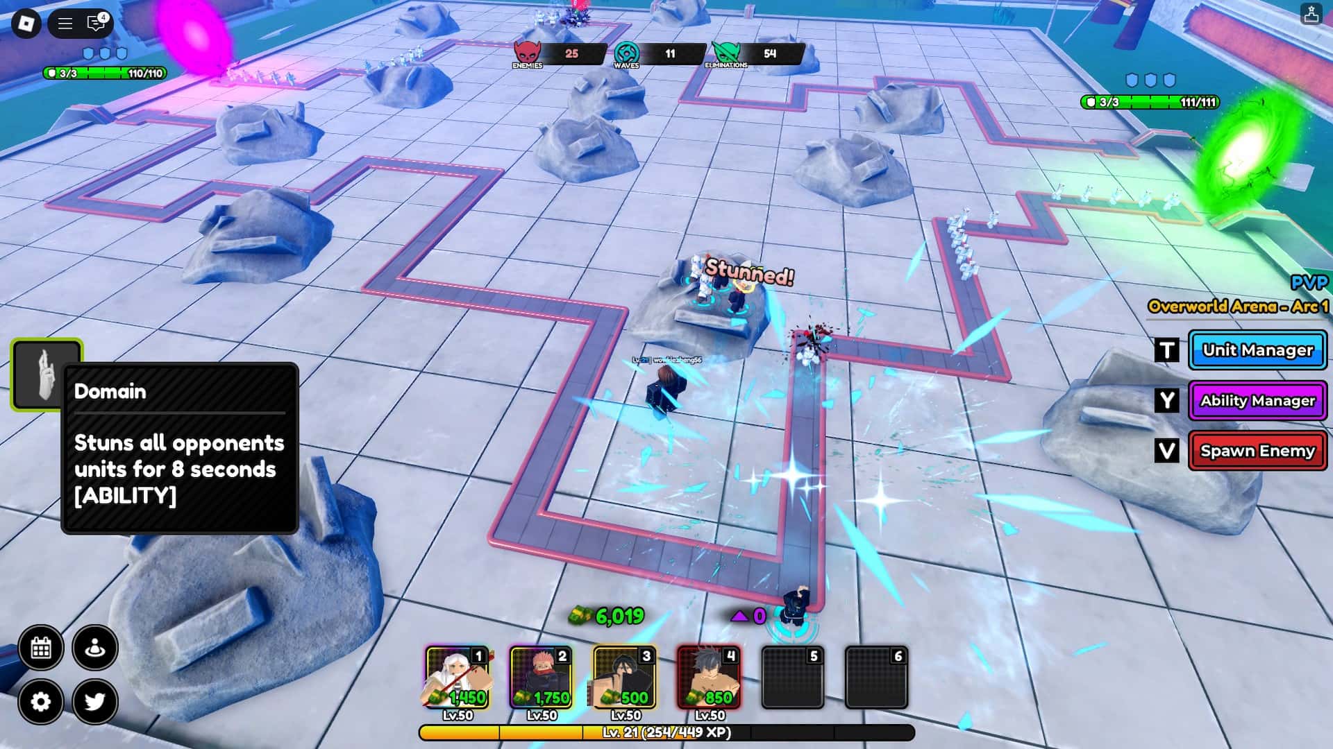 Strategic unit placement in match