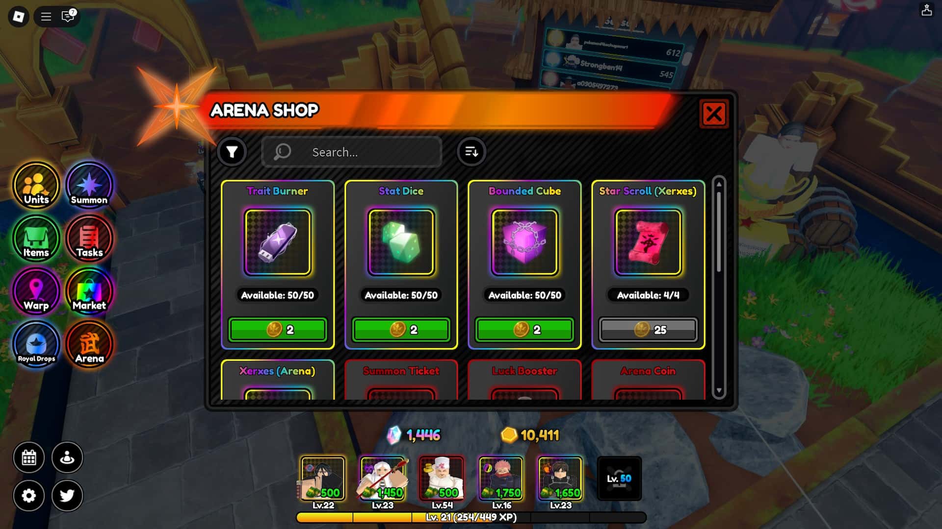 Virtual storefront interface