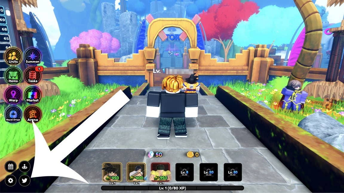 Code redemption interface location visual guide