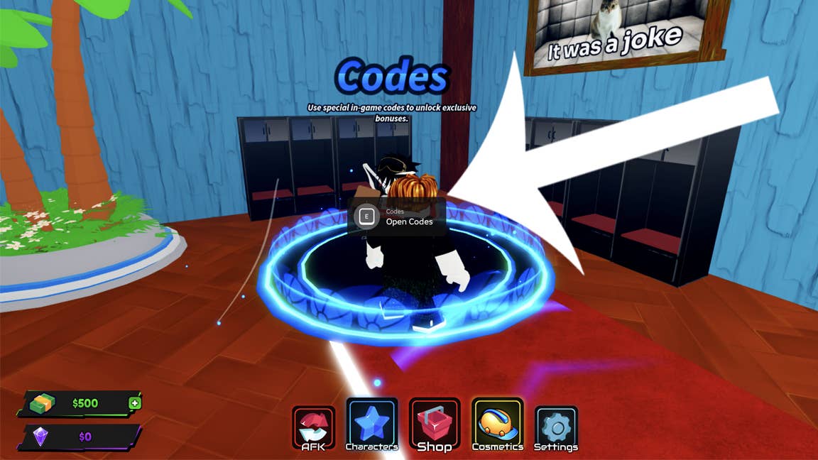 Code input interface
