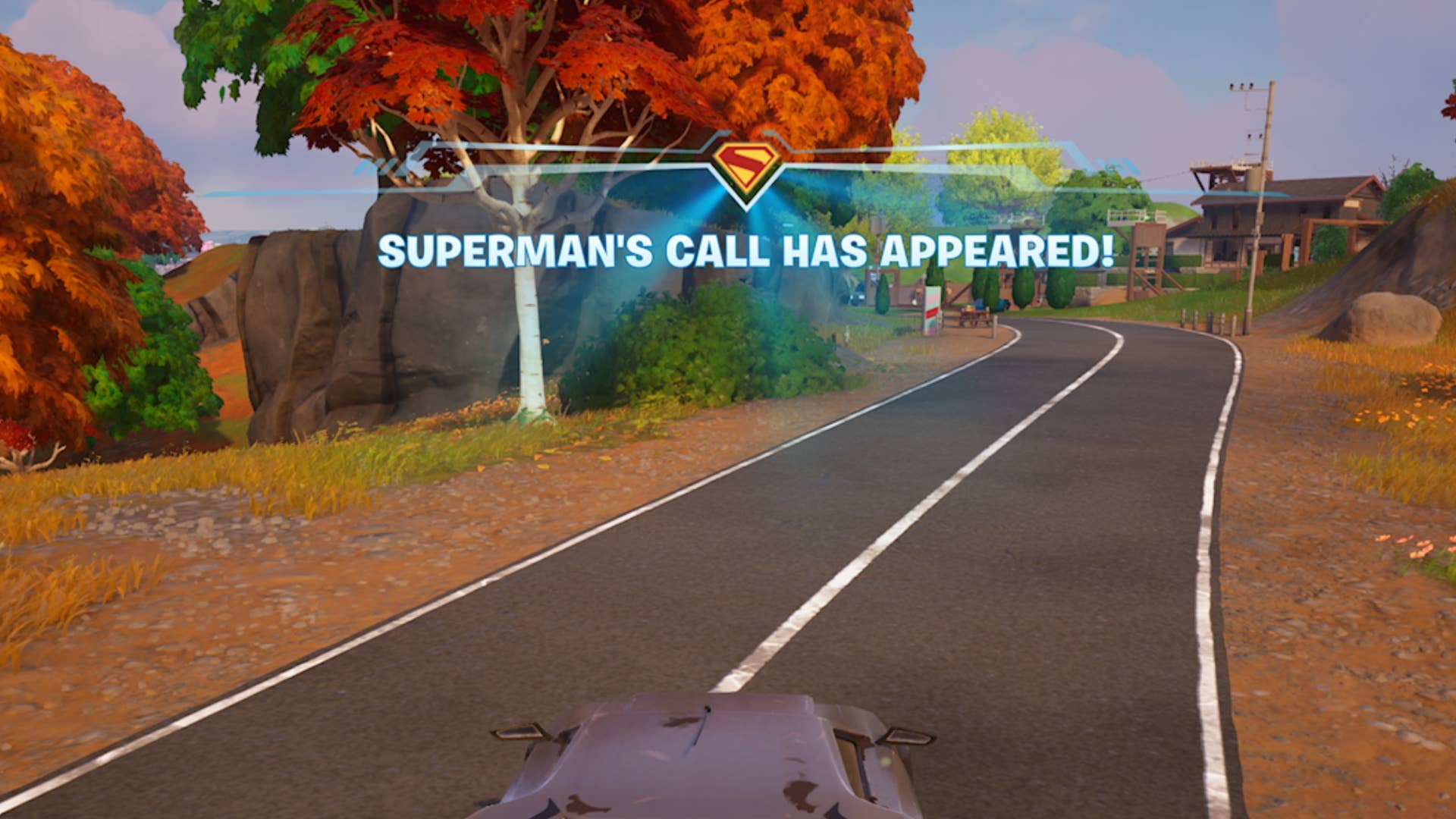 fortnite superman call has appeared notification