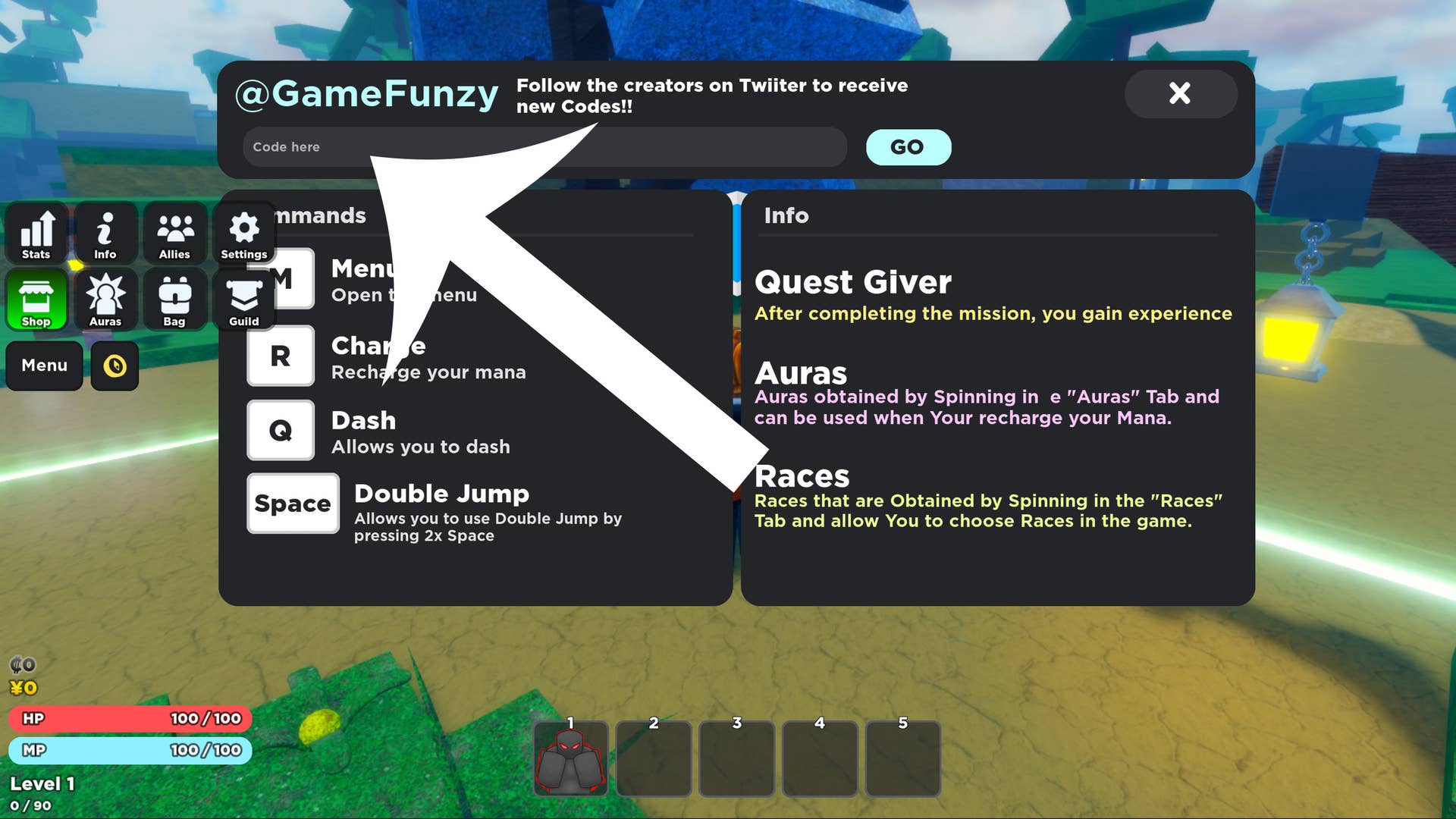 Redeem interface graphical demonstration