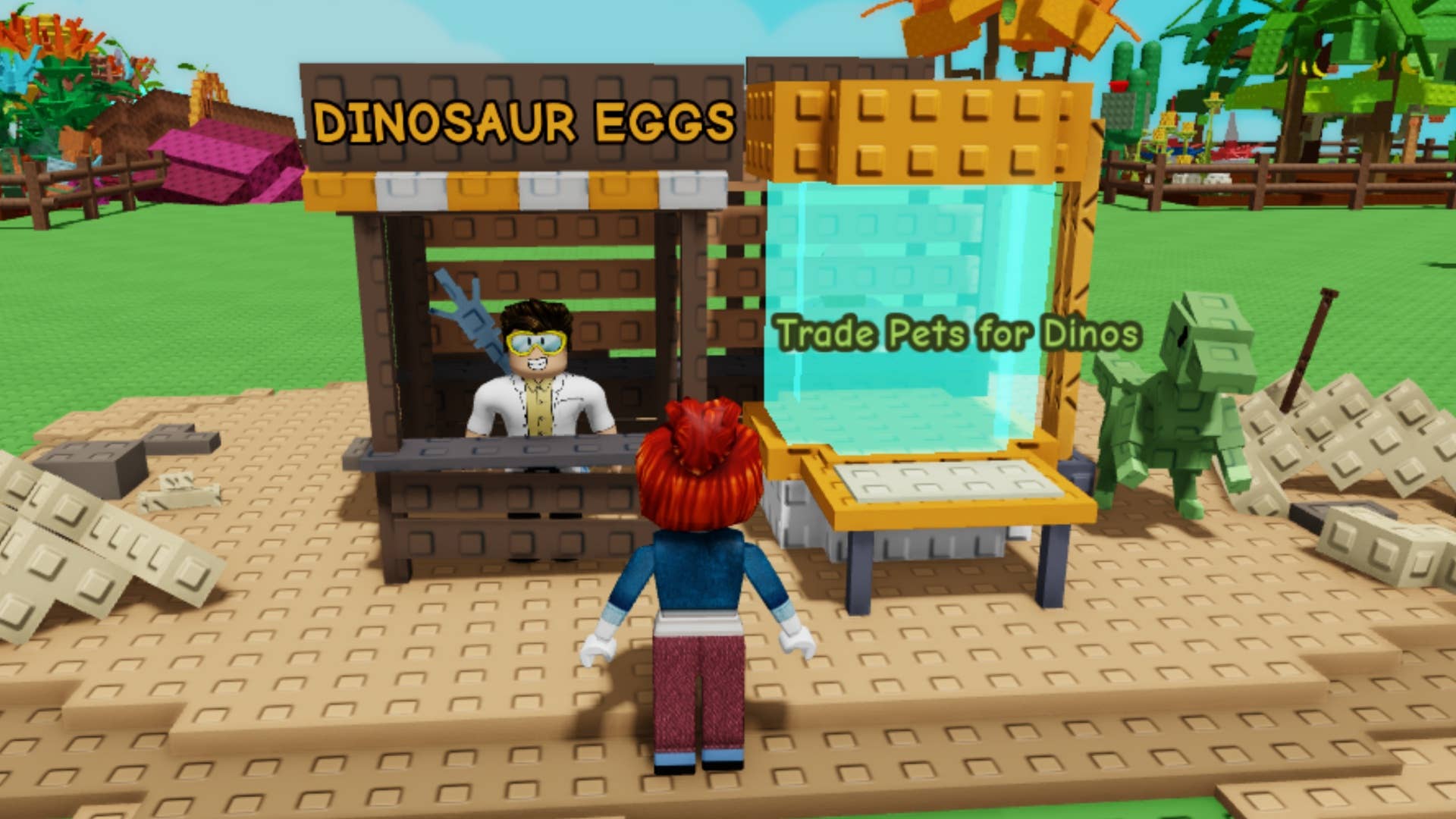 Grow a garden dinosaur egg station