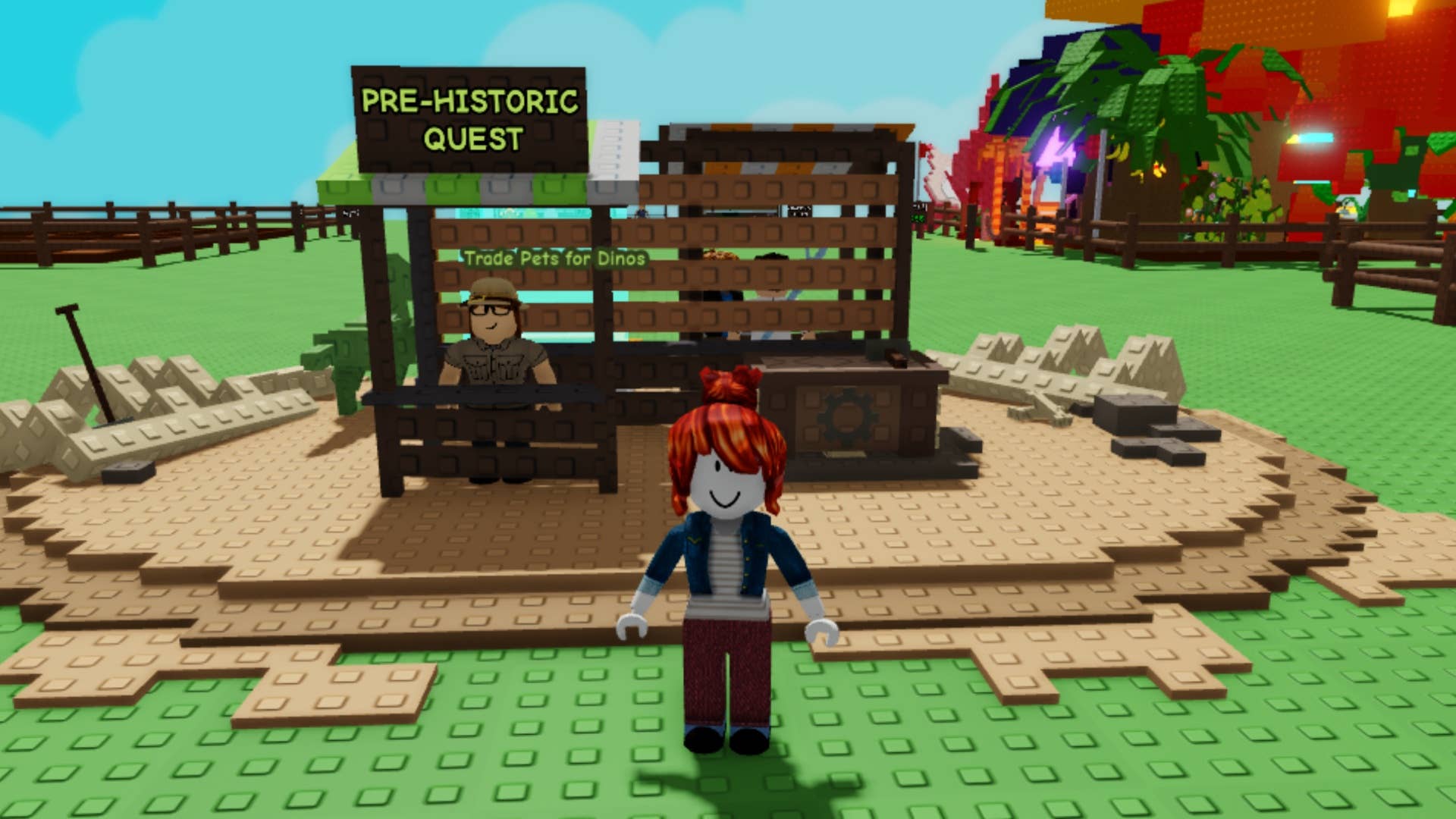 Grow a garden prehistoric quest station