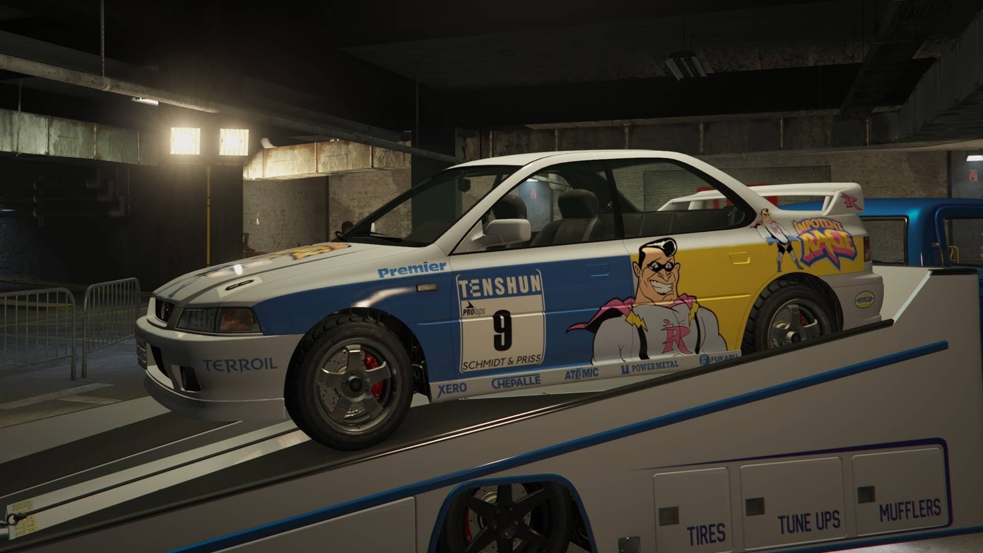 gta online Karin Sultan Classic on LS Car Meet Slam Van