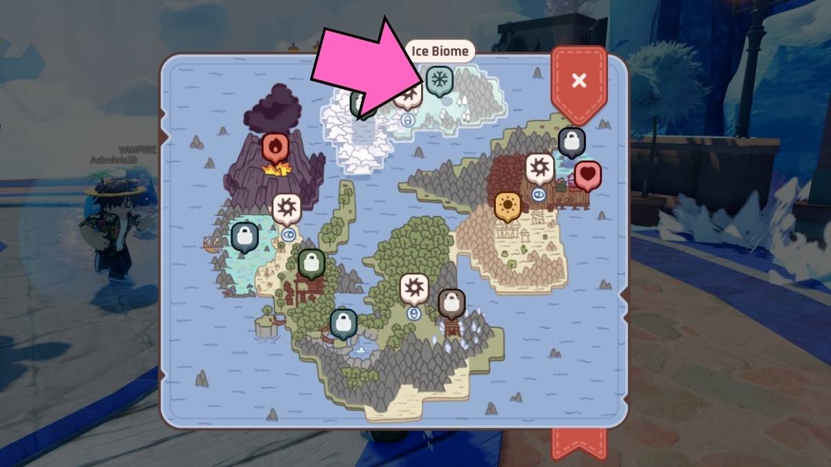 Egg Hunt Ice Biome Map