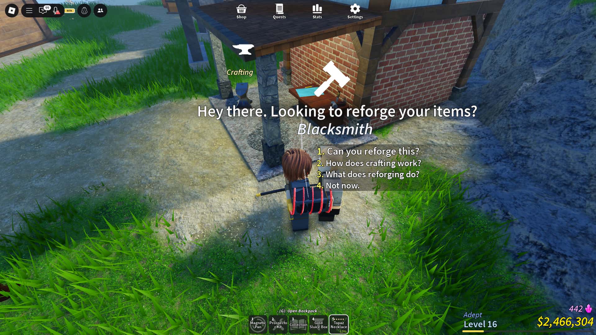 Reforging mechanics
