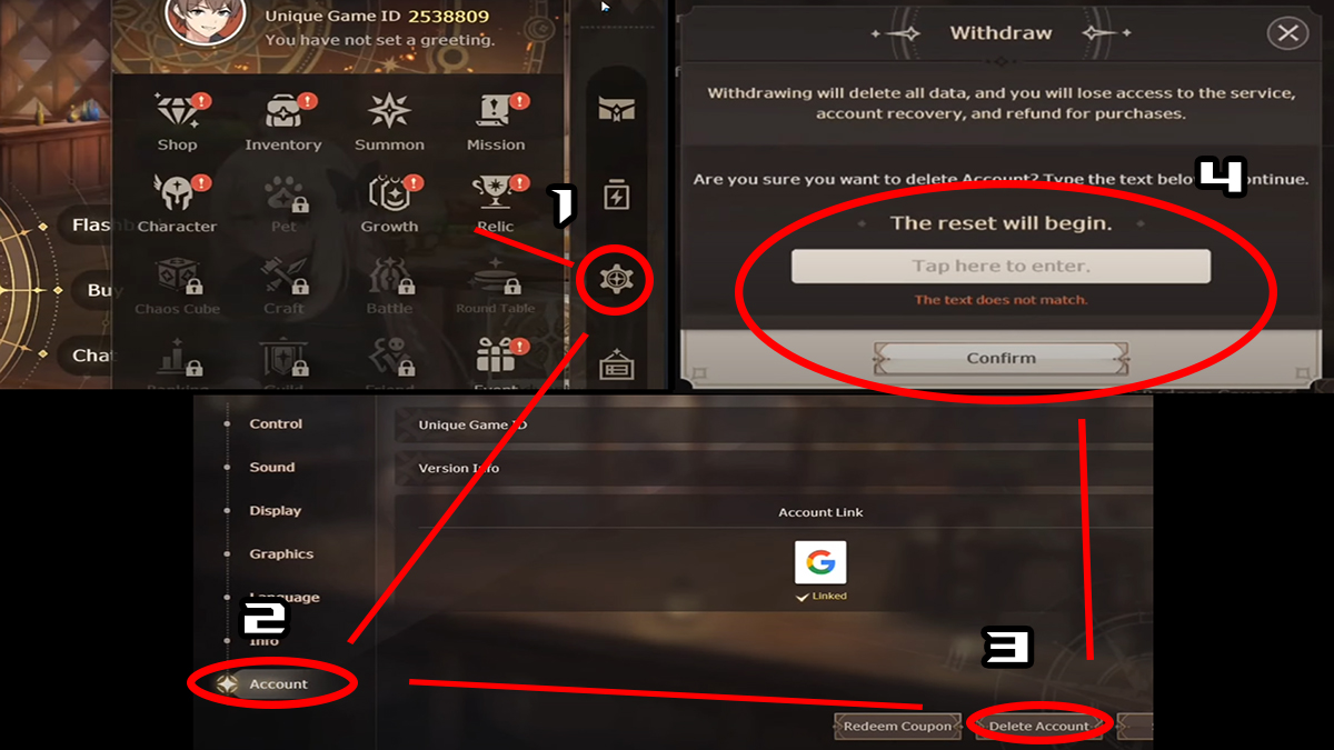 how to reroll in lost sword