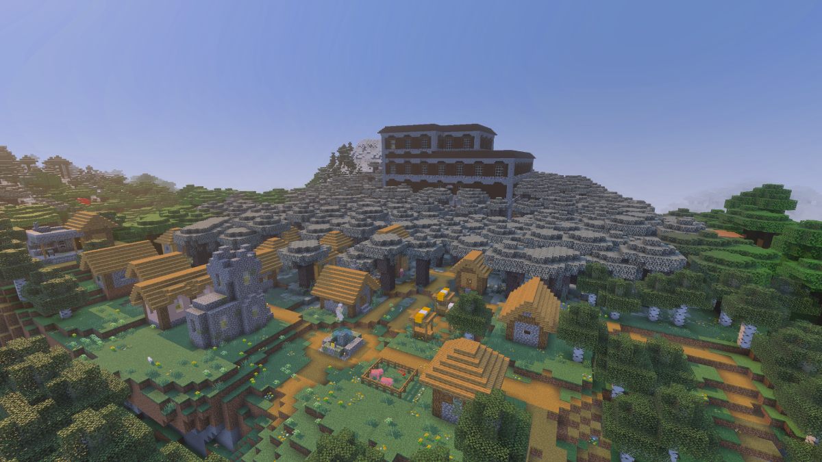 Minecraft best pale forest seeds mansion village pale forest