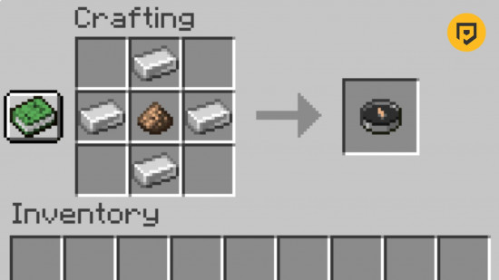 minecraft compass crafting table recipe