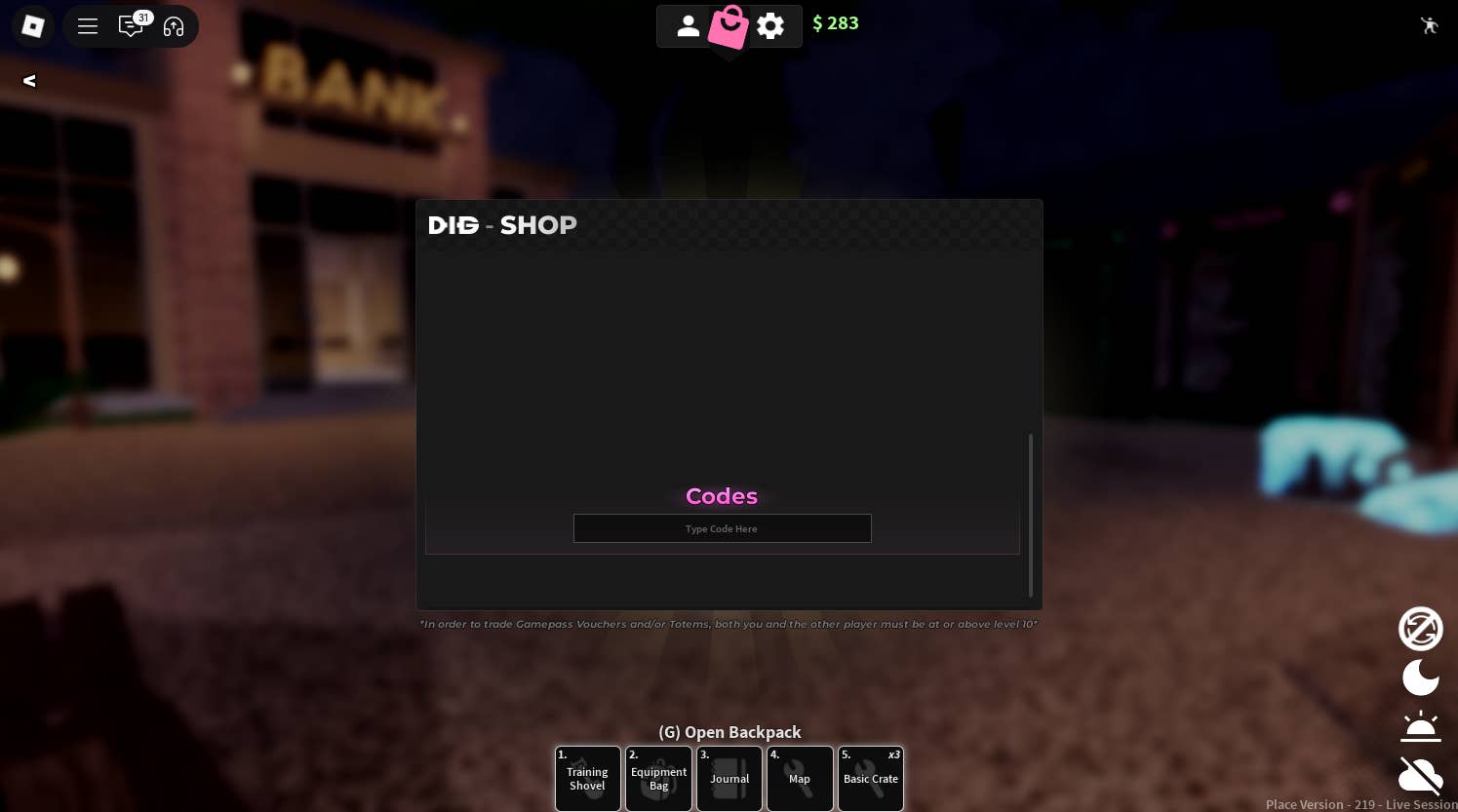 Code input field