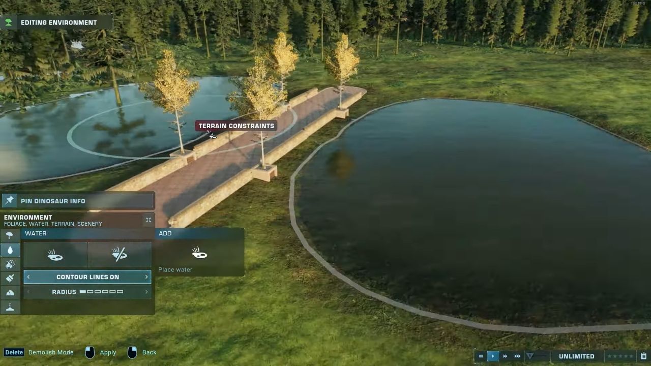 Jurassic World Evolution 2, PC, Gameplay, How To Make Bridges, Screenshot