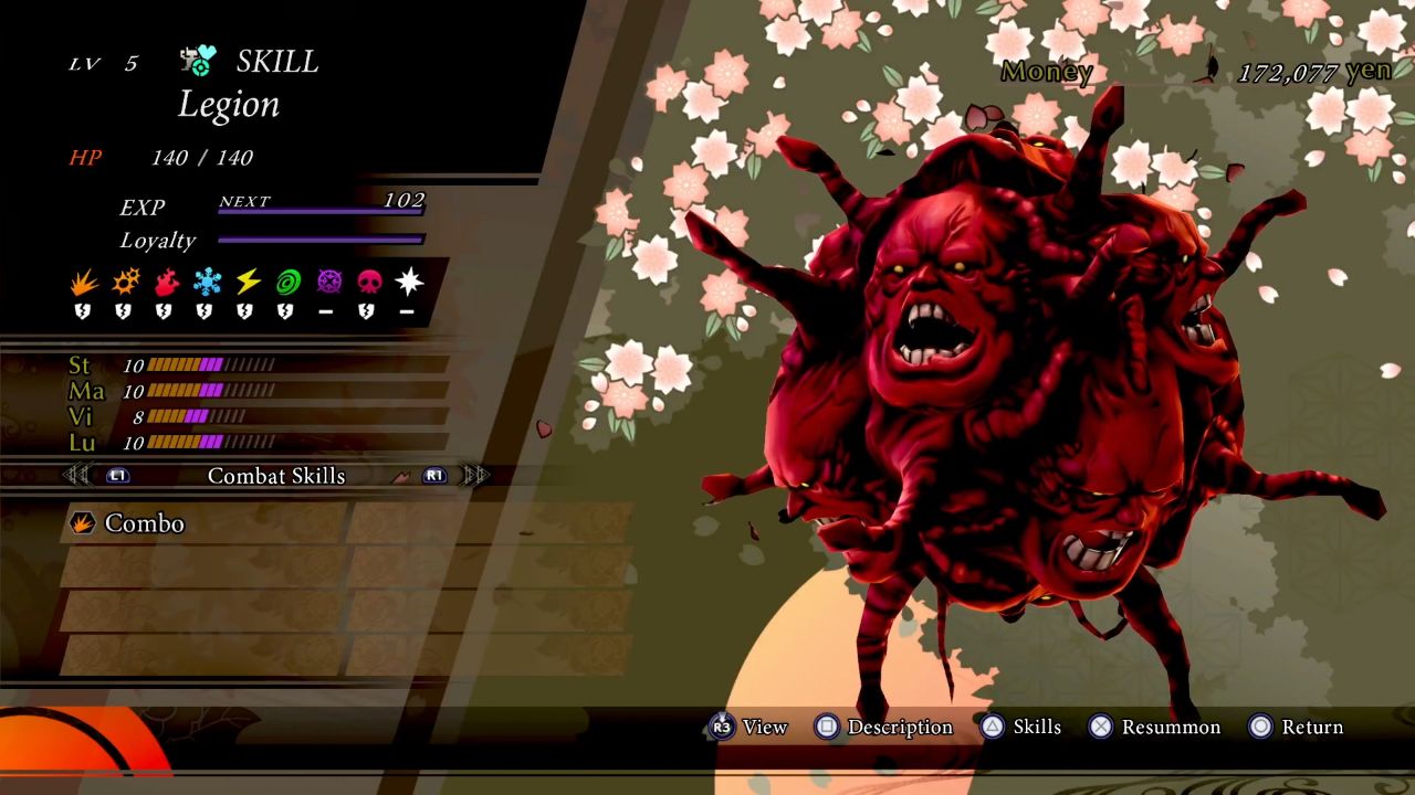 RAIDOU: Remastered The Mystery of the Soulless Army, PC, Gameplay, How to Get Unbound Summoner Achievement & Full Devil Chart, Screenshot