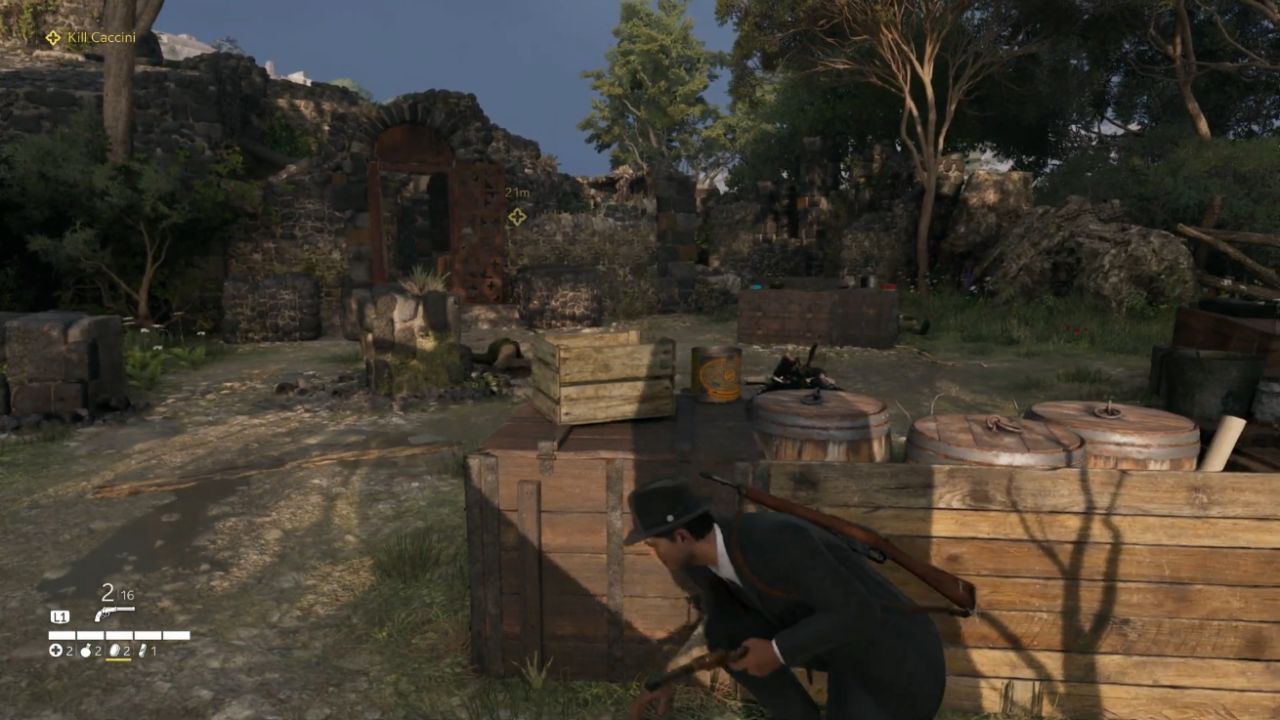 Mafia: The Old Country, PC, Gameplay, How to Regroup with Cesare, Screenshot