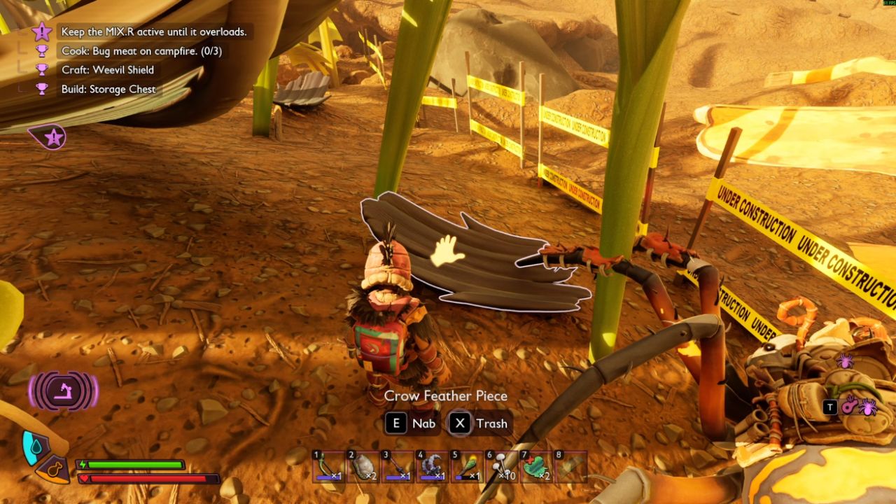 Grounded 2, PC, Gameplay, Crow Feather Piece Locations, Screenshot