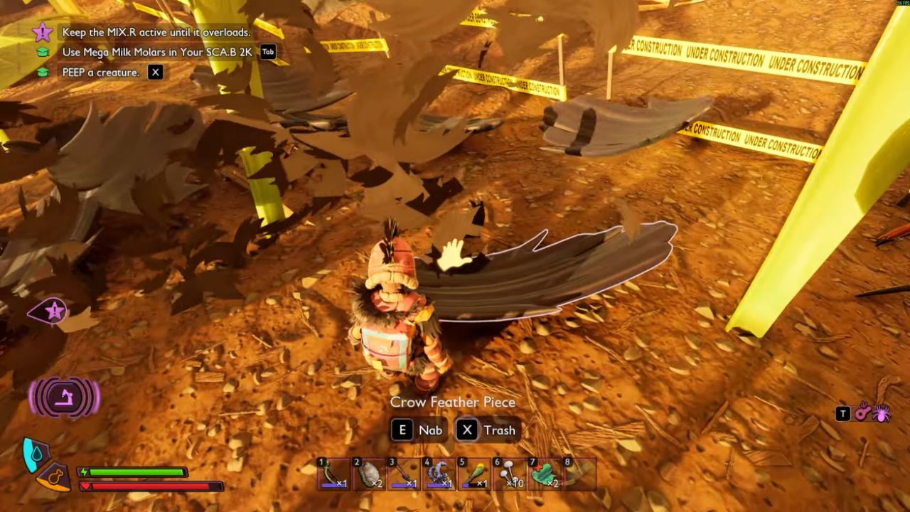 Grounded 2, PC, Gameplay, Crow Feather Piece Locations, Screenshot
