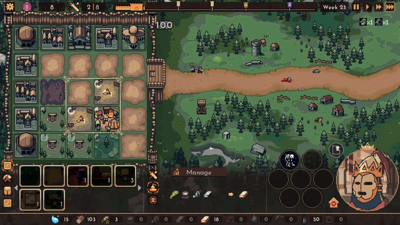 The King is Watching, PC, Gameplay, Quick Tips & Farming, Screenshot