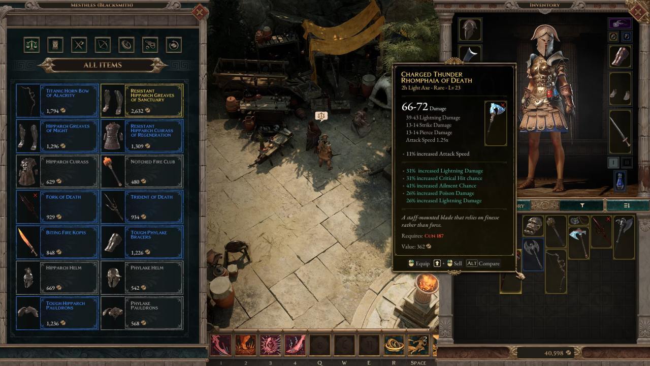 Titan Quest II Guide, How to Farm Gold, Selling, Scavenger