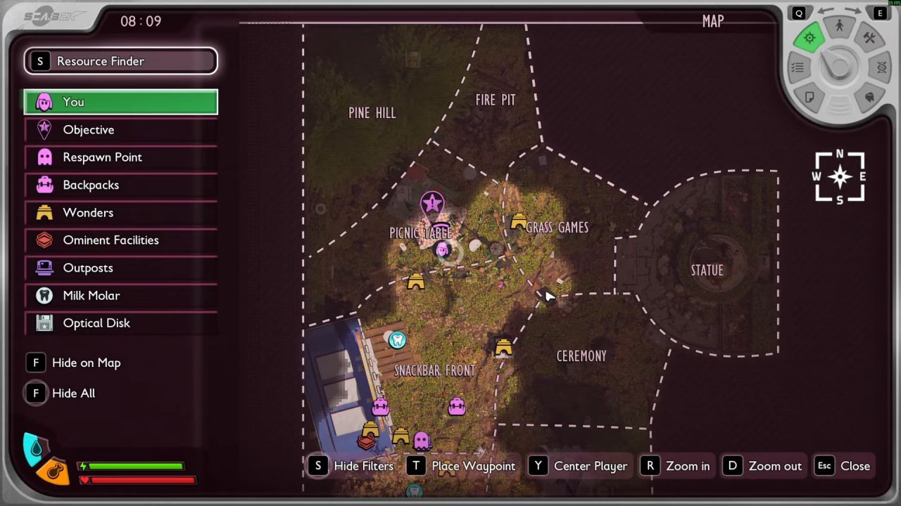 Grounded 2 Guide, How to Get on the Picnic Table, Location