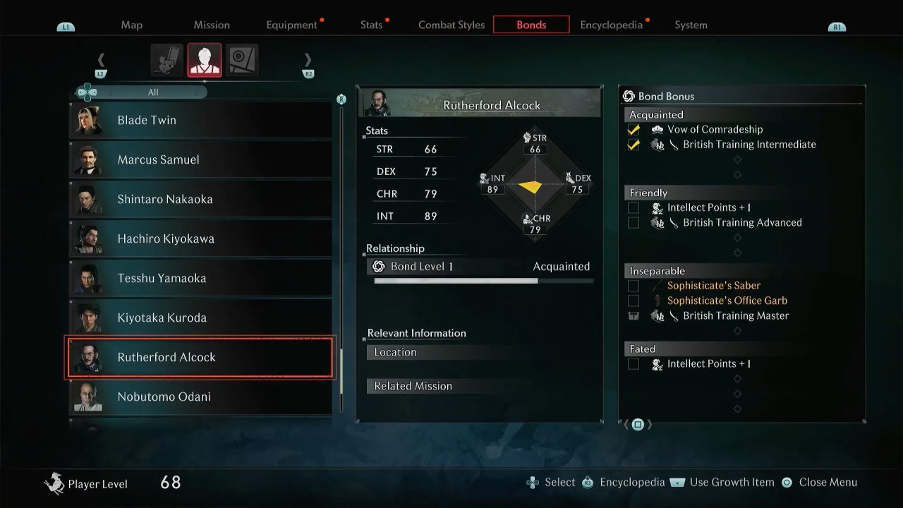 Rise of the Rōnin, Rise of the Rōnin Guide, How to Unlock Rutherford Alcock as Ally, PS5, Gameplay, Screenshot