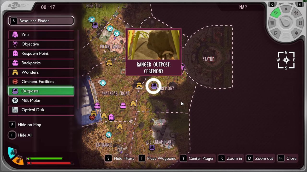 Grounded 2 Guide, How to Hack The Transmitters, Transmitter 1, Ceremony region