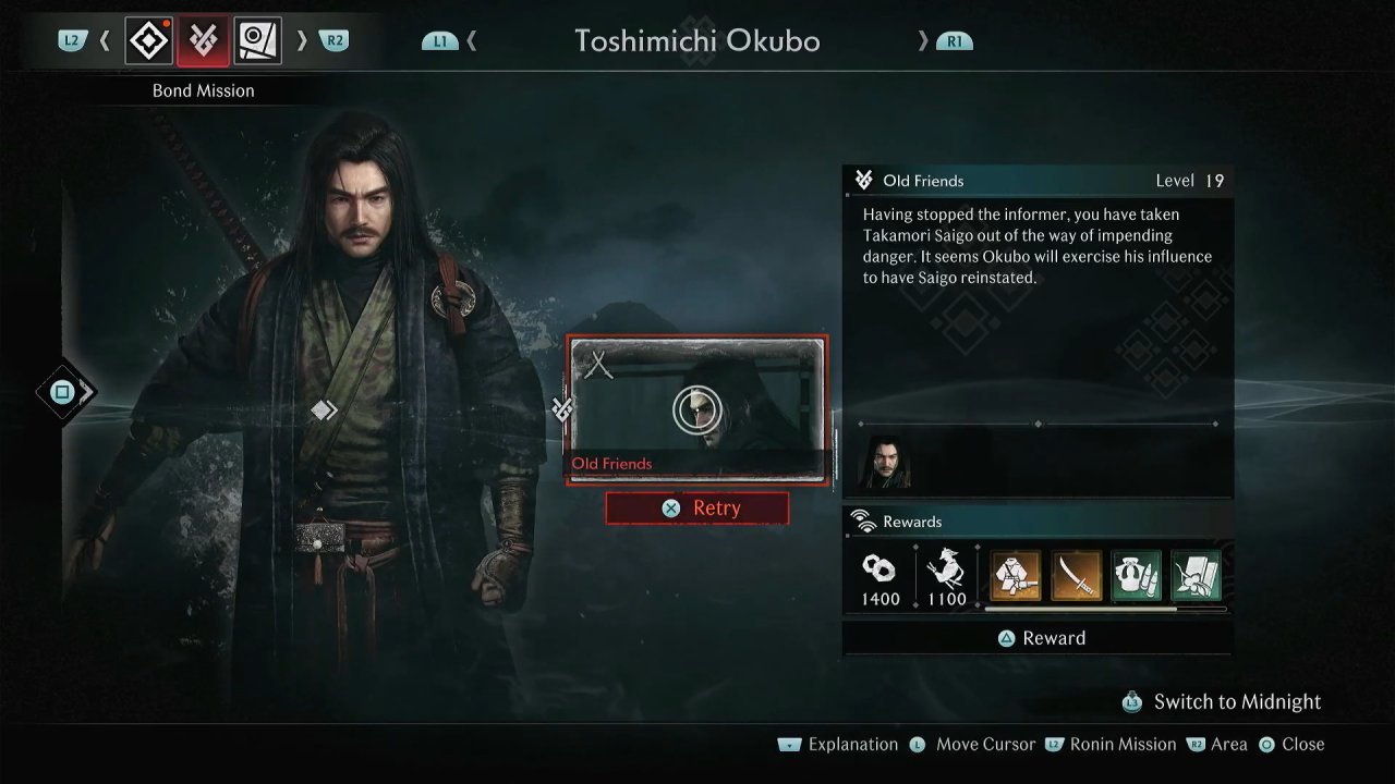 Rise of the Rōnin, Rise of the Rōnin Guide, How to Do Bond Mission as Toshimichi Okubo, PS5, Gameplay, Screenshot