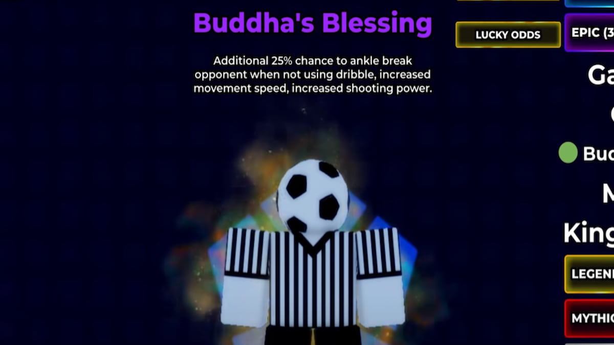 The Buddha Blessing in Blue Lock Rivals