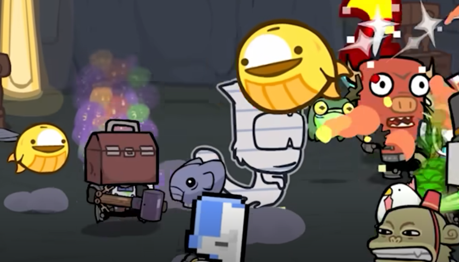 Castle Crashers Painter Boss Paradise DLC Characters Guide