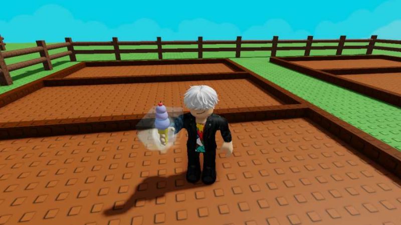 Creating Ice Cream in a Garden Setting