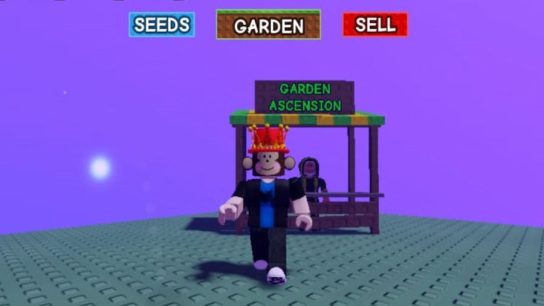 A player standing near the Ascension Shop