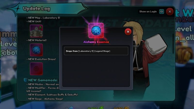 How to Obtain and Utilize Alchemy Essence in Anime Last Stand