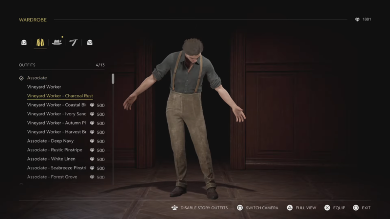 Mafia The Old Country: How To Change Clothes