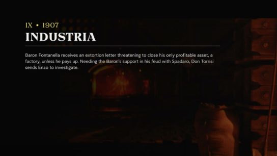 Mafia The Old Country: Industria (Chapter 9) Mission Guide
