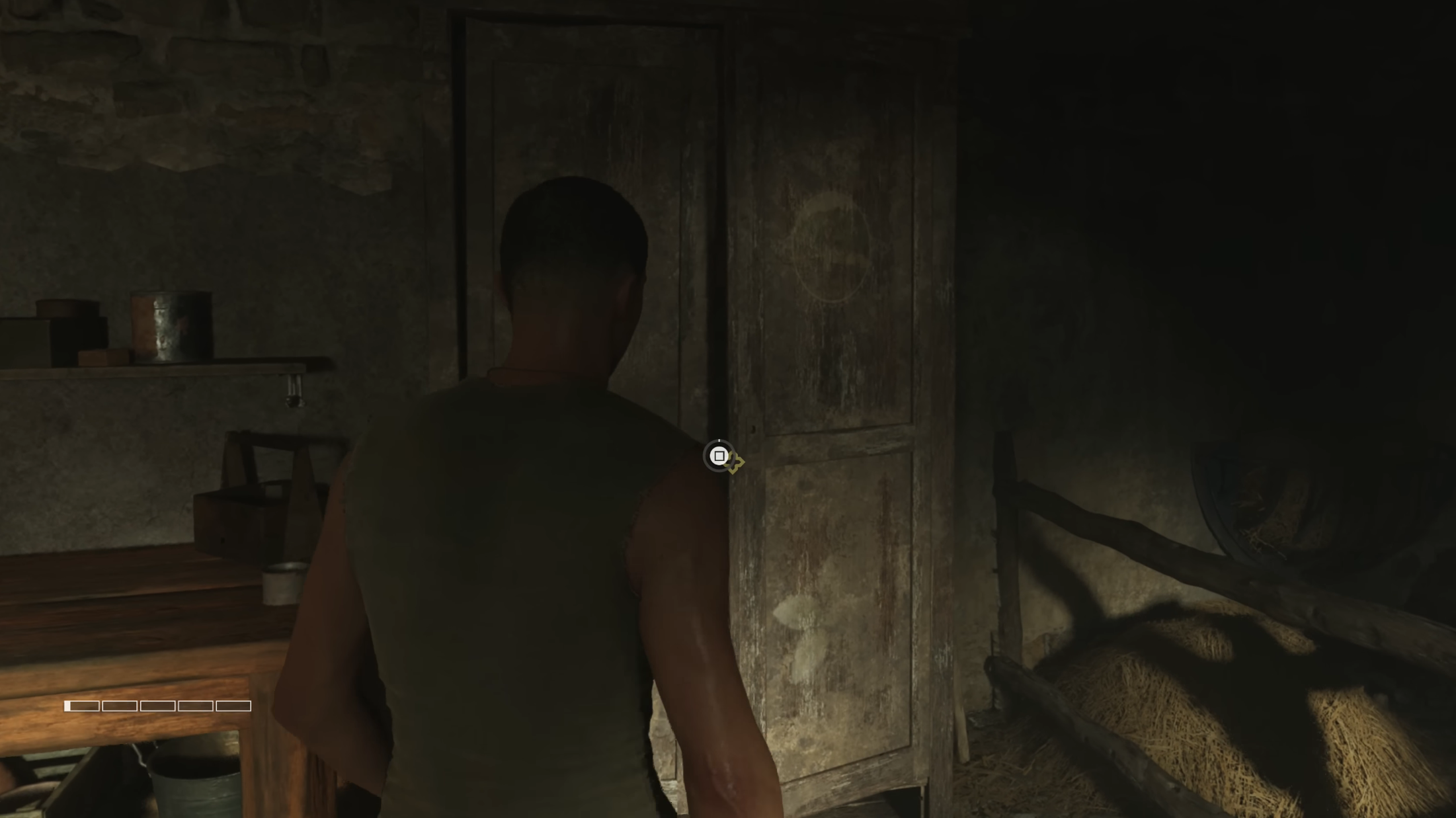 Access the inventory of clothes by opening the wardrobe (Image via 2K Games)