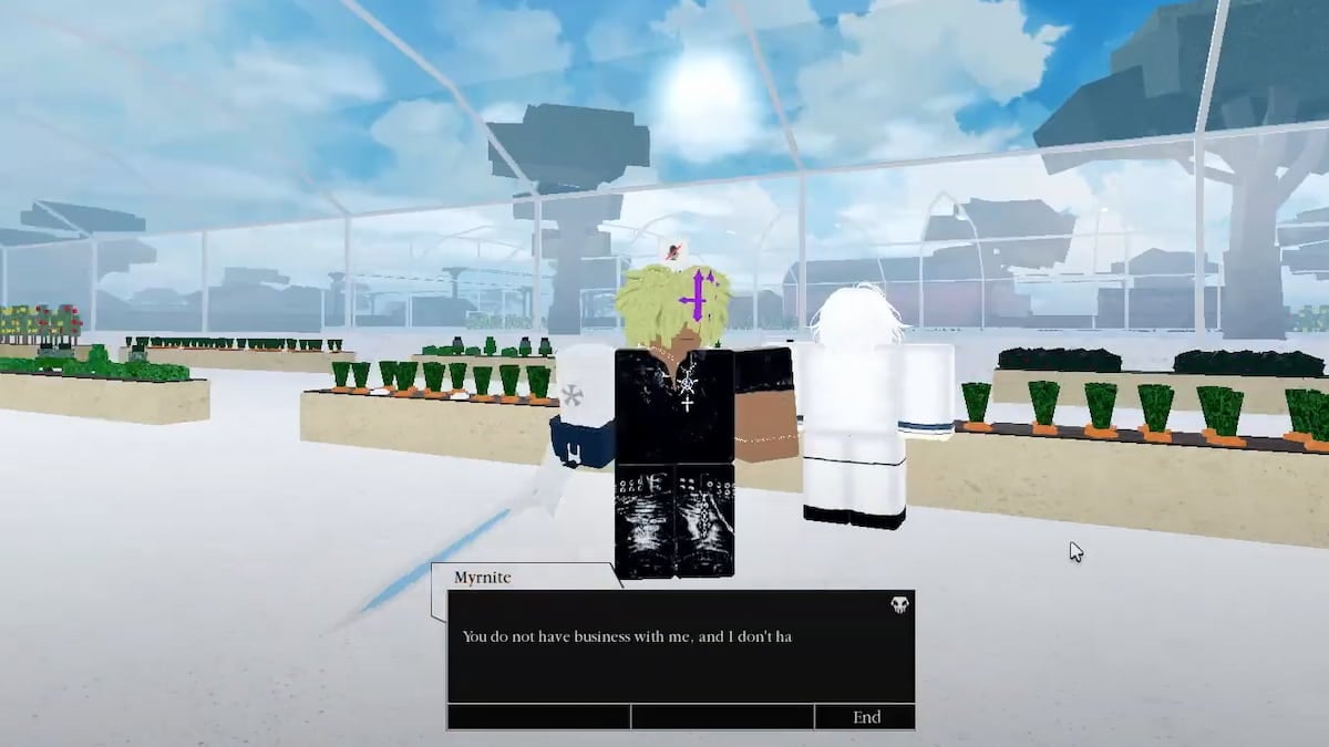 The Myrnite NPC in Type Soul