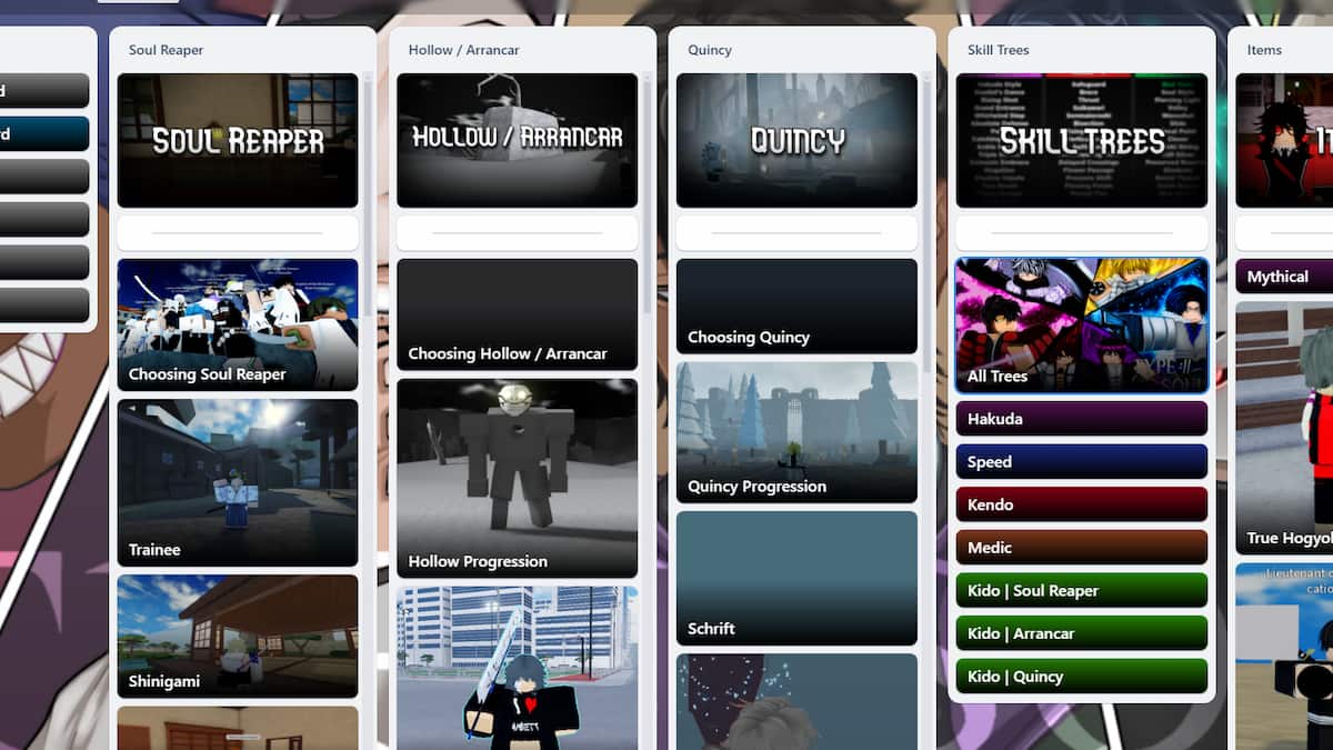 The Type Soul Trello Column