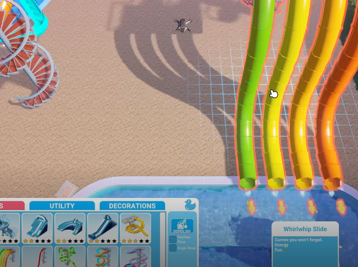 Water Park Simulator Controls Guide (Steam)
