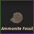 Ammonite Fossil ore in the Prospecting Roblox experience