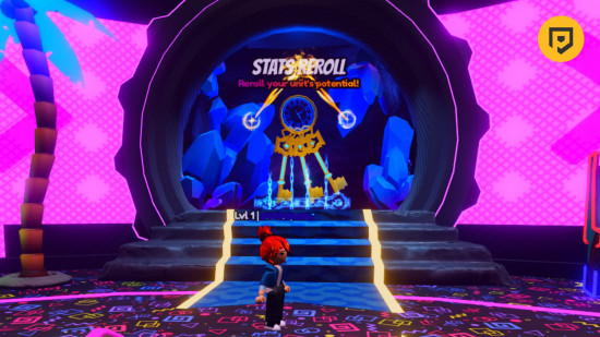 anime reborn traits - screenshot of reroll area inside summons area