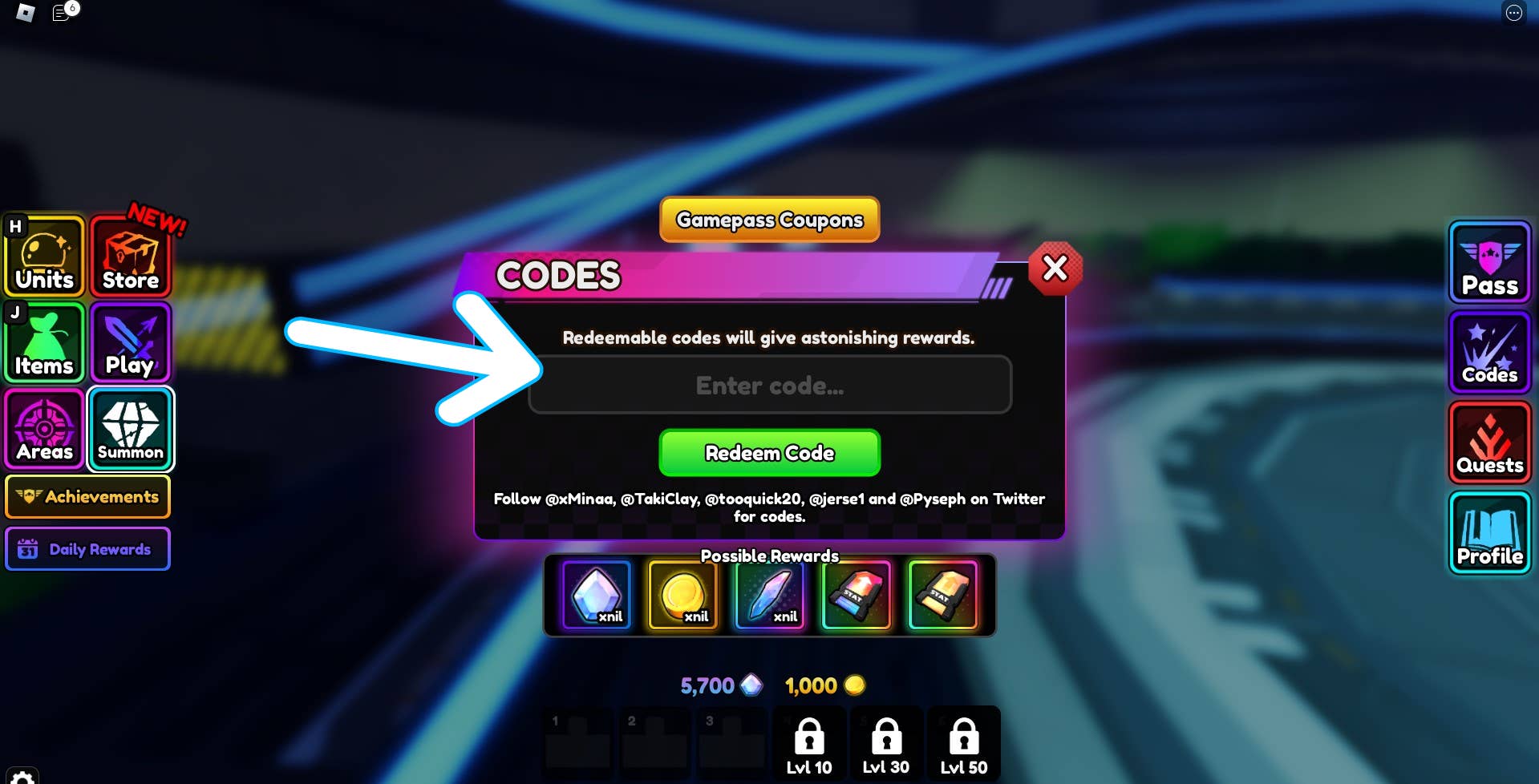Text entry demonstration