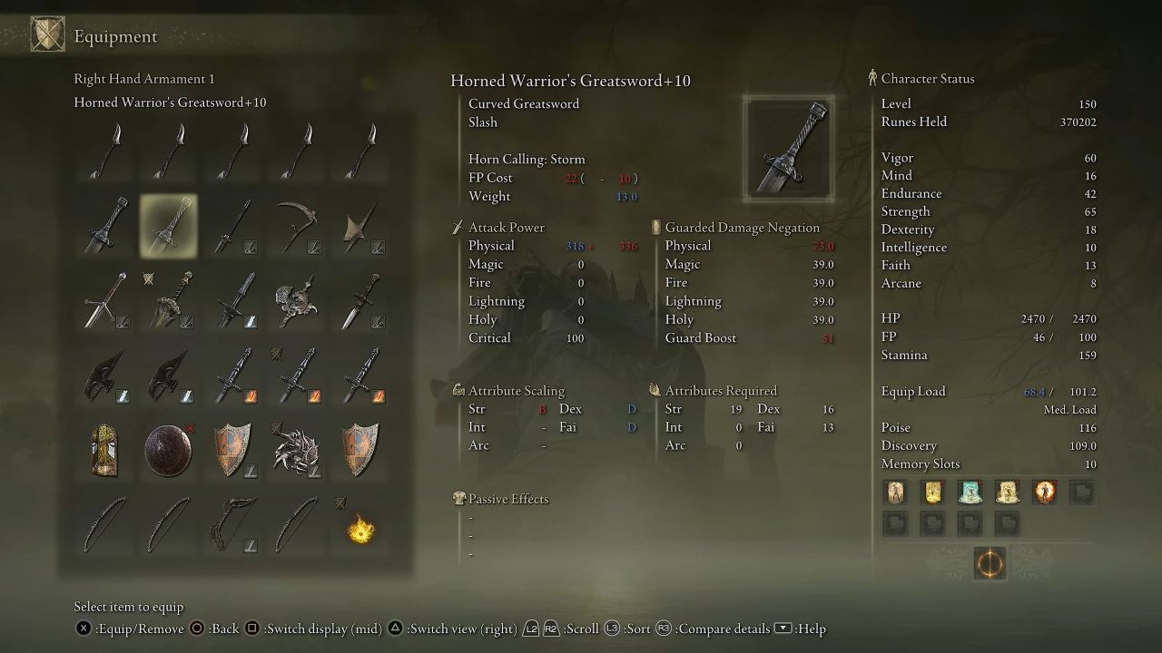 Elden Ring Shadow of the Erdtree Guide, Enhanced Storm Build