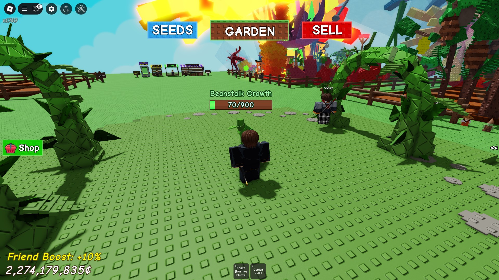 Grow a Garden Beanstalk Event Beanstalk progress