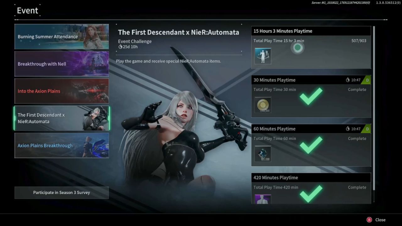 The First Descendant Season 3 Starting Guide