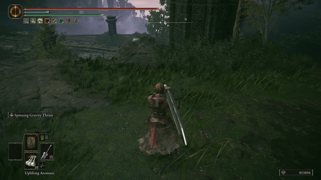 Elden Ring Guide, Bleed Build, Spinning Gravity Thrust